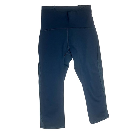 Lululemon Dark Turquoise Color Leggings CA 35801 RN 106259 Womens Size: 4 - Picture 1 of 8